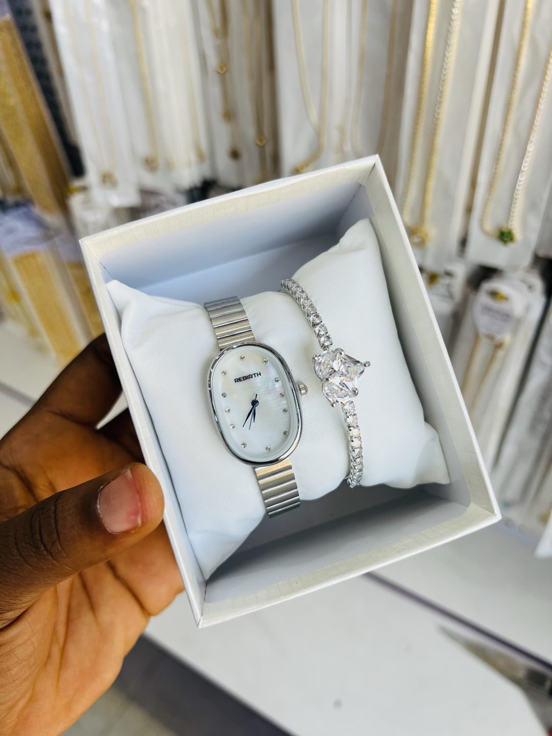 Oval Rebirth combo with pandora love bracelet. Comes boxed! - Image 3