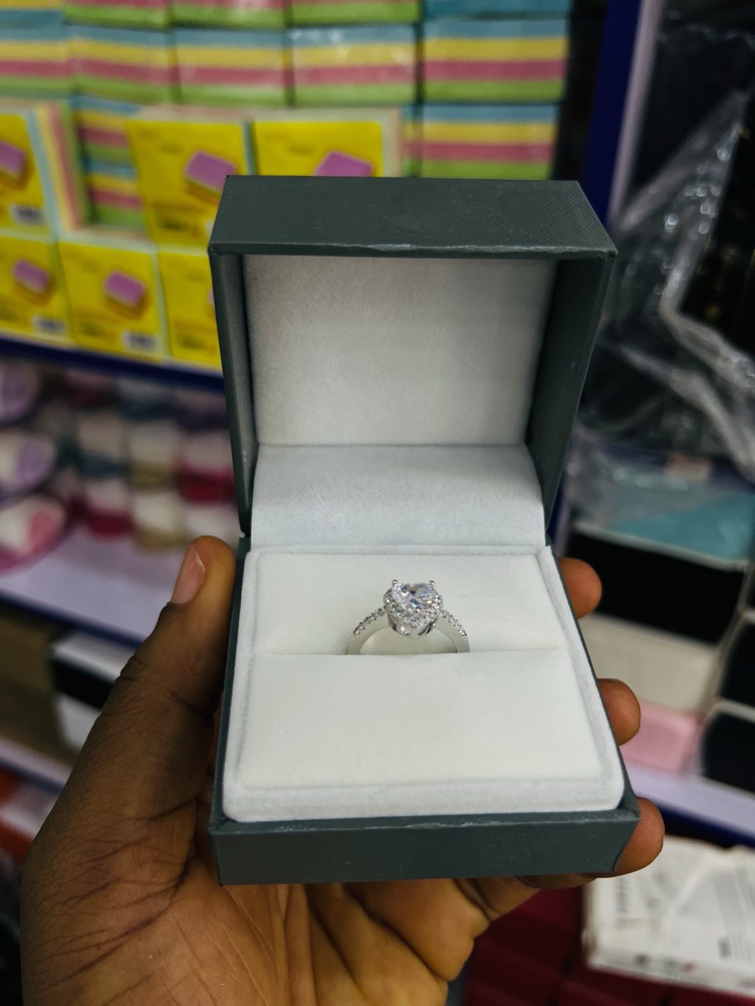 White stone pandora promise ring - Image 8