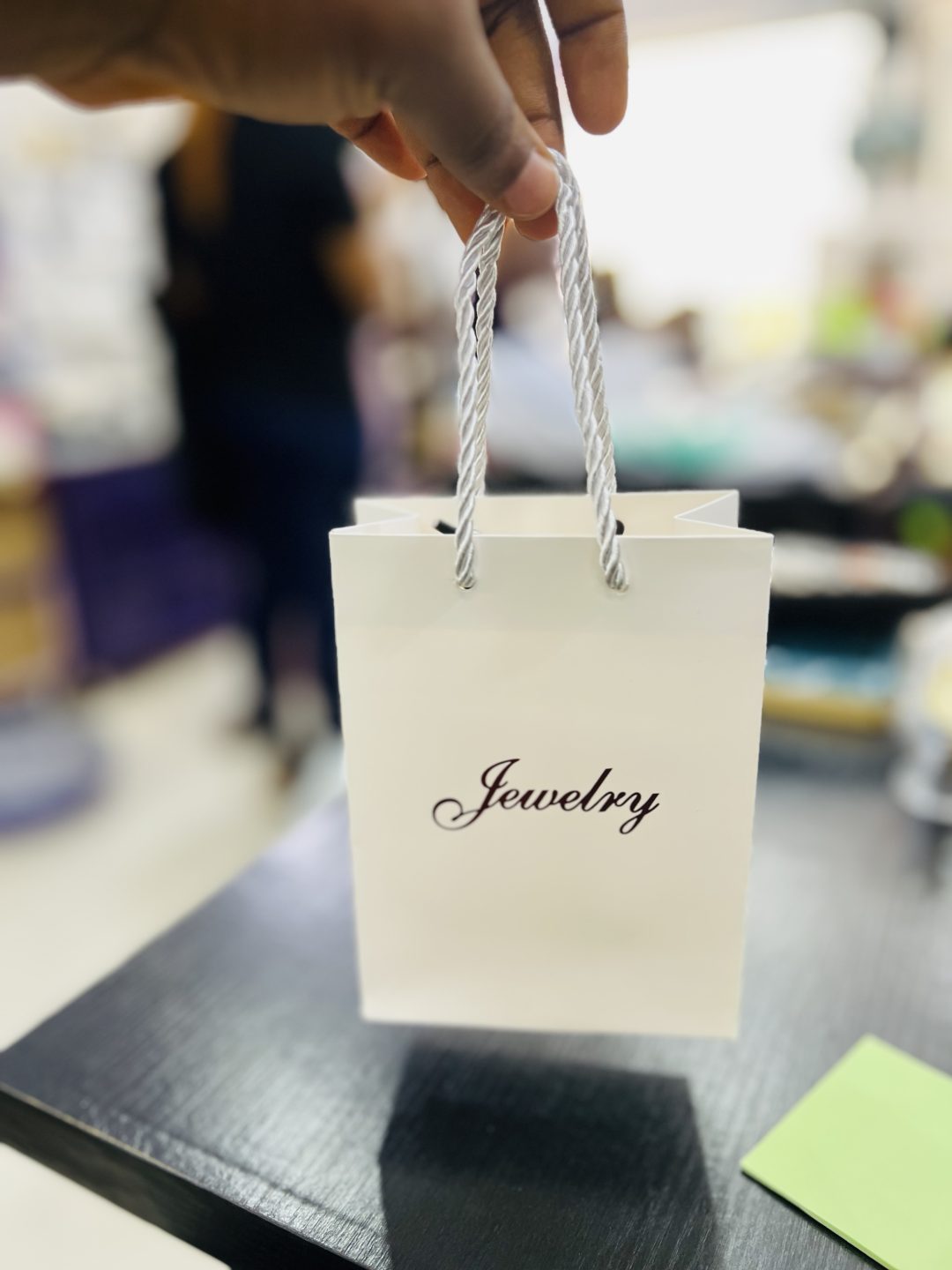 White jewelry paper bag (10pcs)