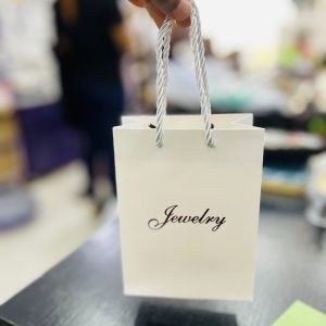White jewelry paper bag (10pcs)