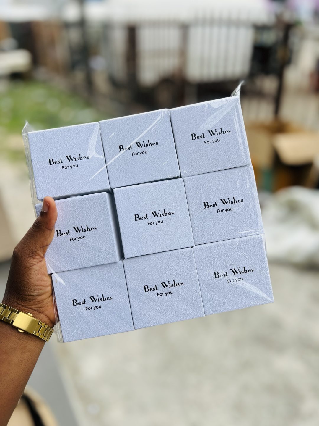 White best wishes box (dozen 12pcs)