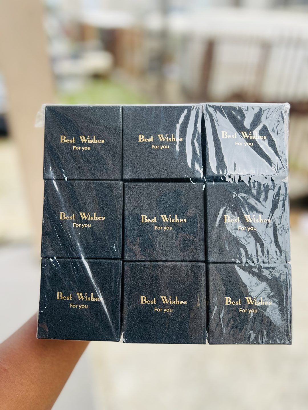 Black best wishes box (dozen 12pcs)
