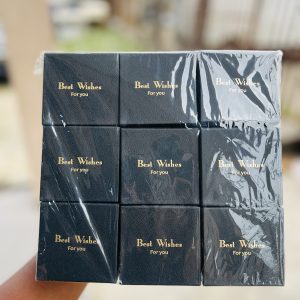 Black best wishes box (dozen 12pcs)