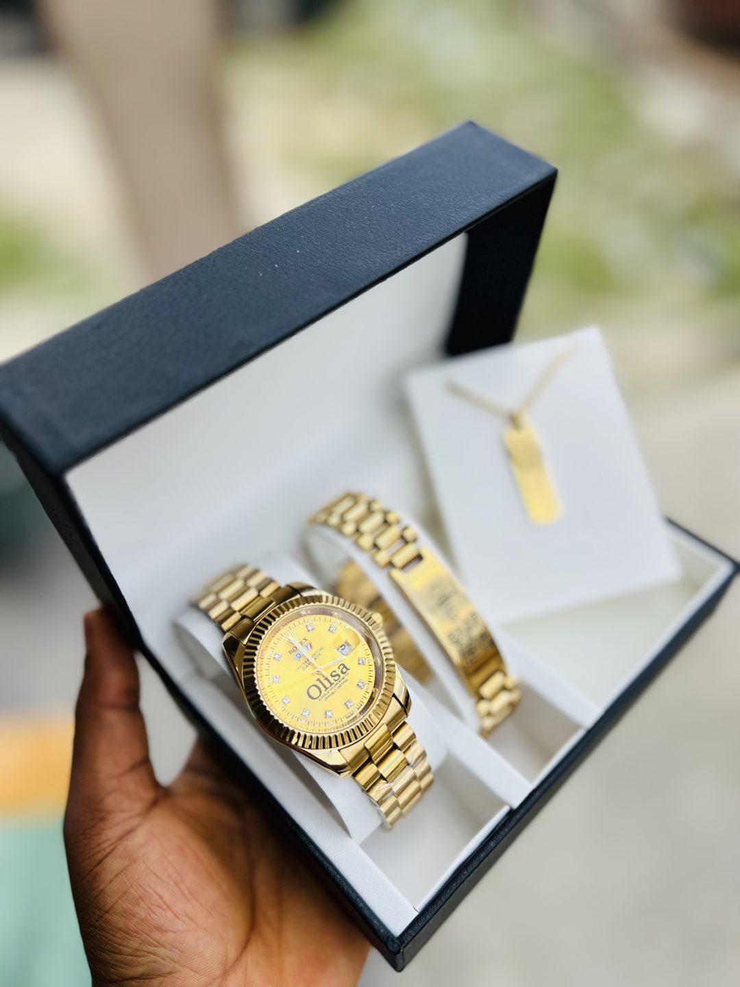 Engraved Male Rolex combo with box!! - Image 6