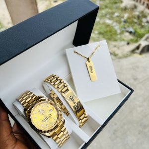 Engraved Male Rolex combo with box!!