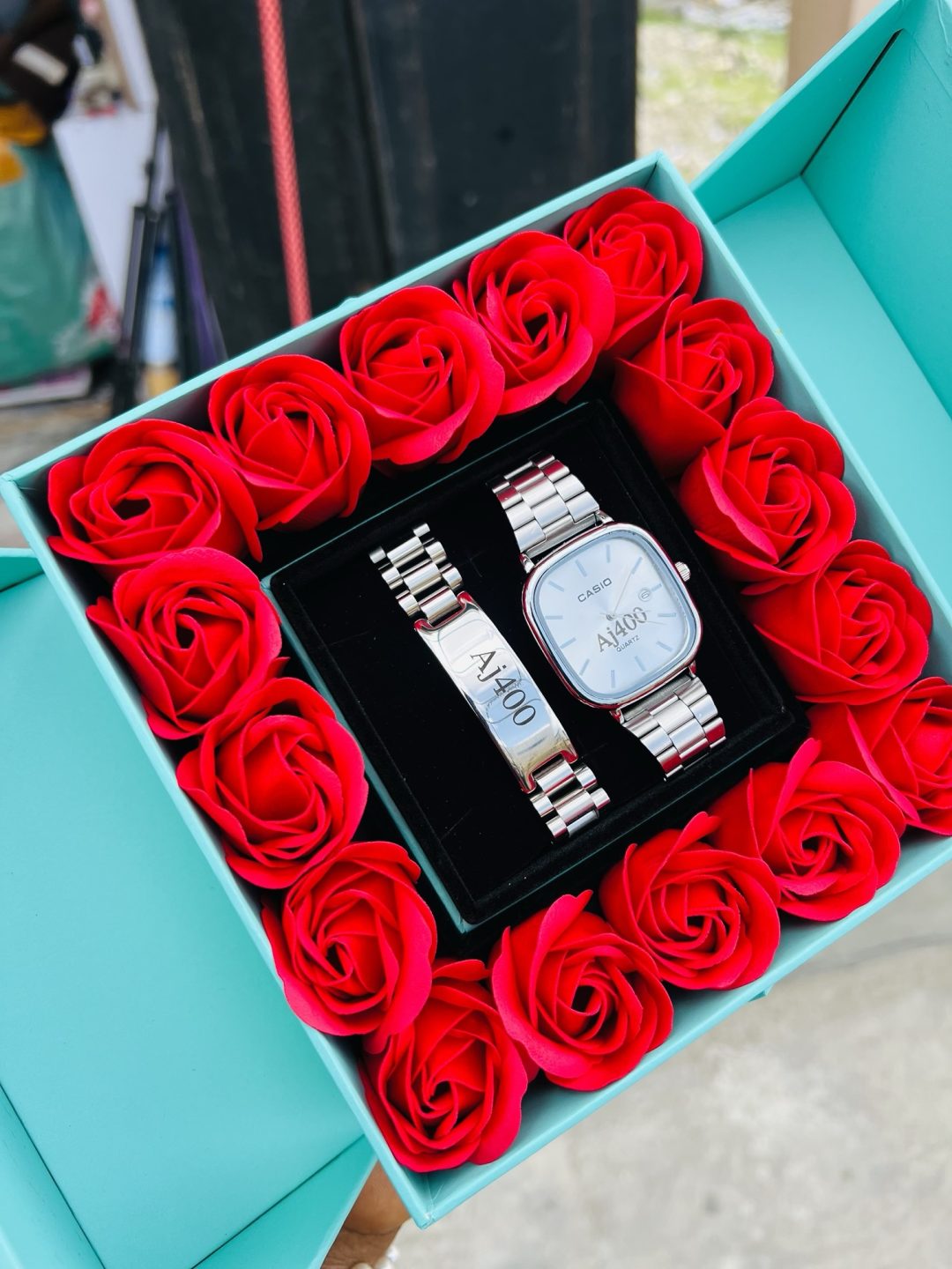 Engraved silver Casio combo with exact box!! - Image 2