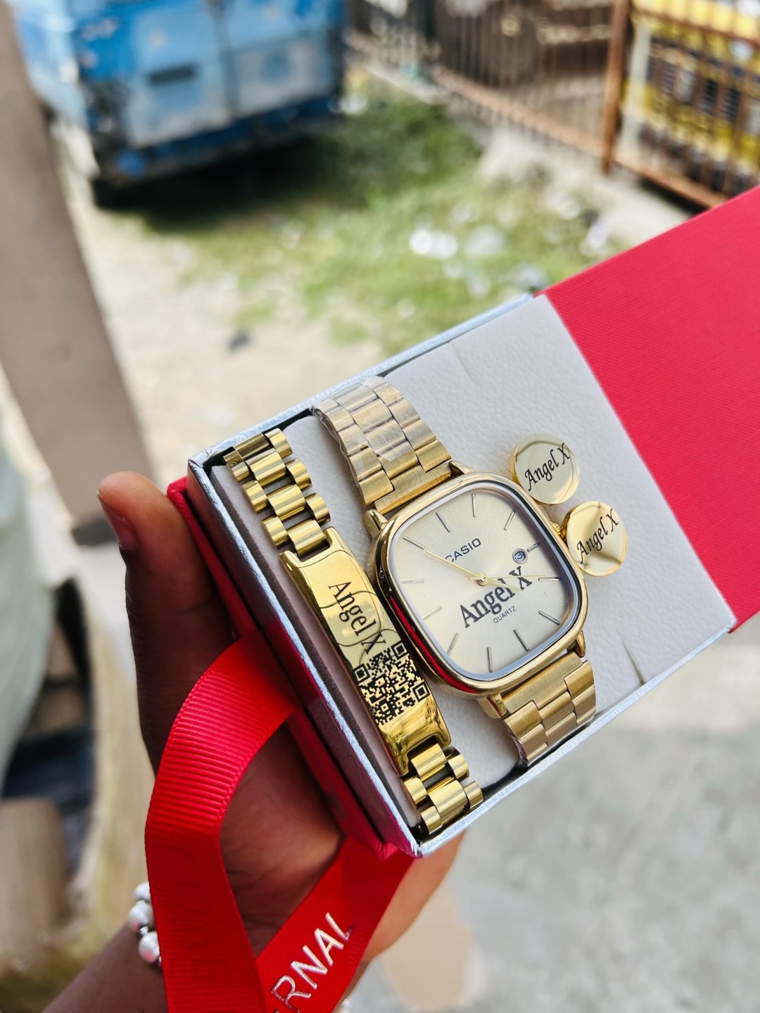 Golden Casio combo with exact box!! - Image 2