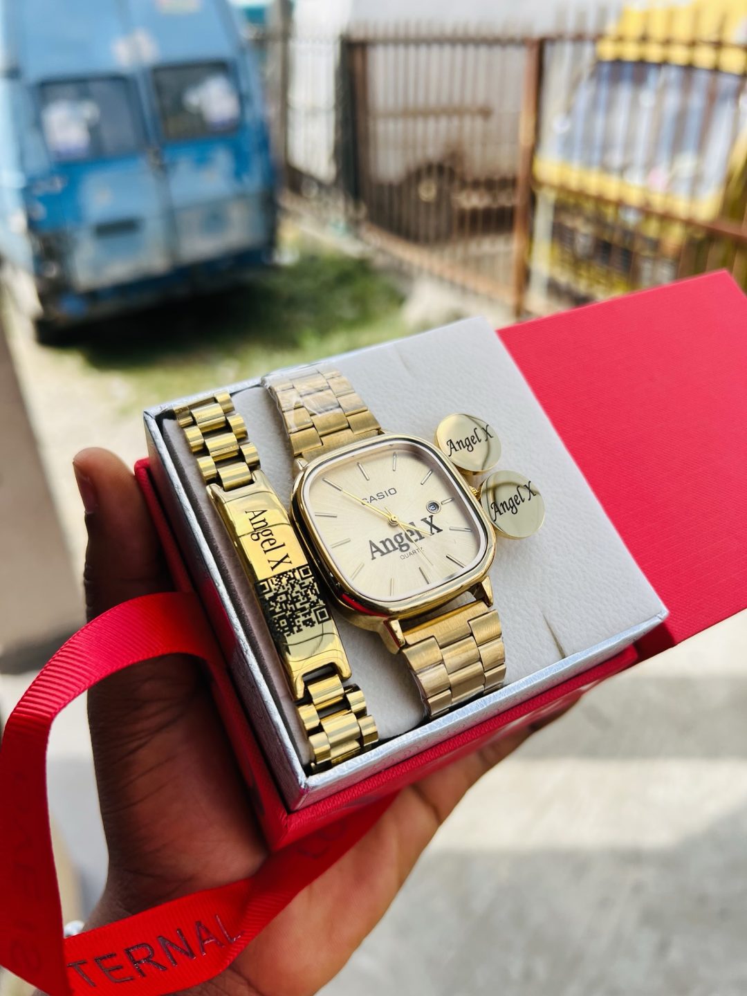 Golden Casio combo with exact box!! - Image 4