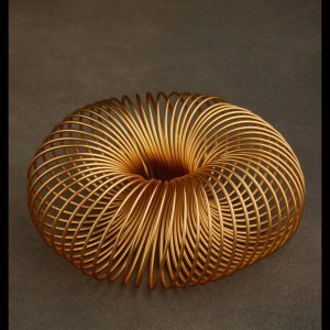 Ario gold wire roll bracelet