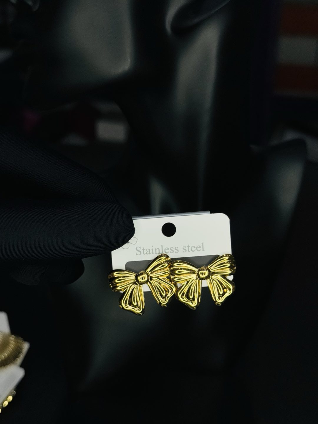 004 stainless steel earrings
