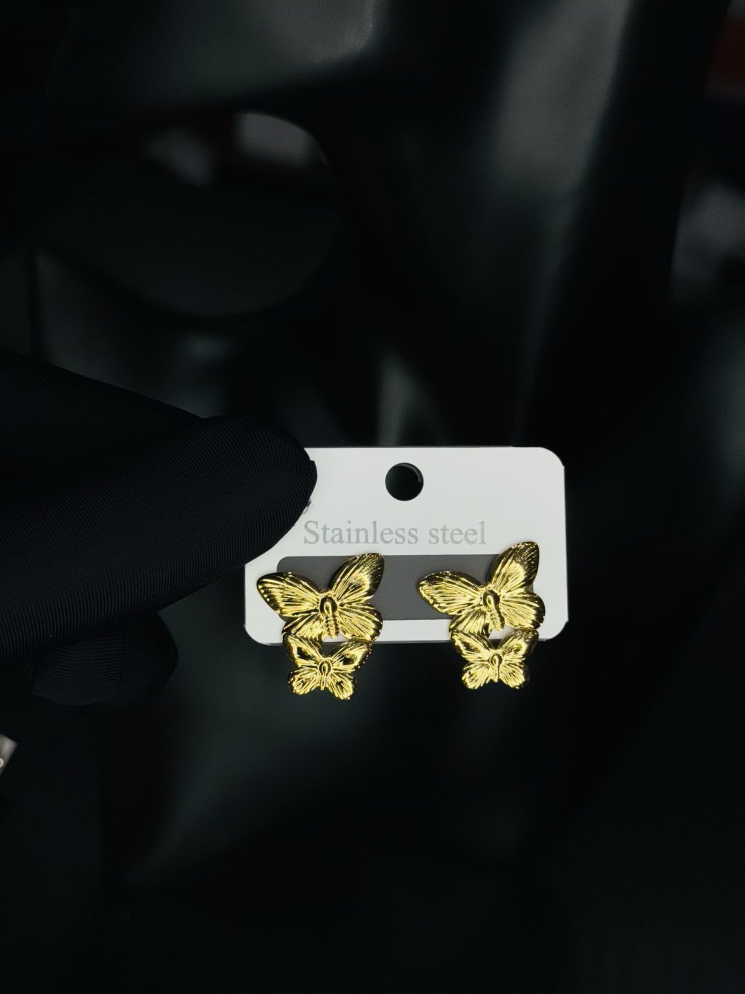 007 stainless steel earrings