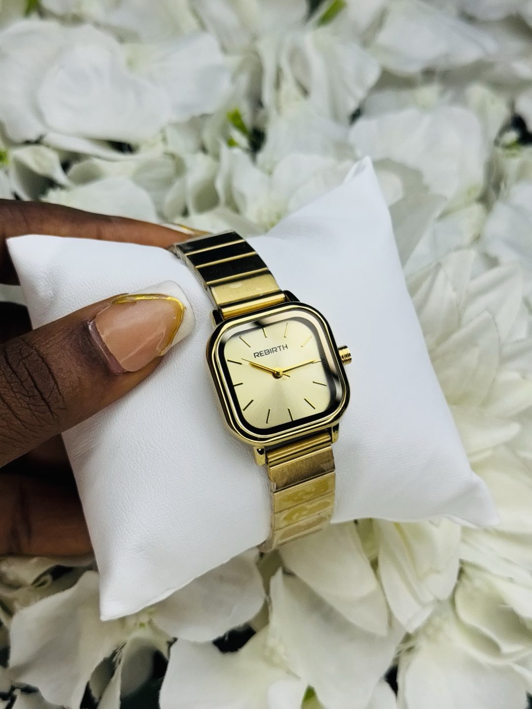 Rebirth square gold gold face