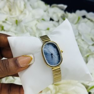 Rebirth oval gold blue face