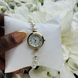 Rebirth gold pearl watch 003