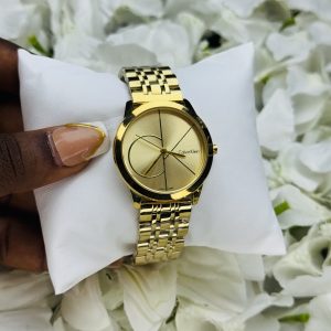 CK Gold white face