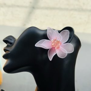 Pink Dandi floral earrings