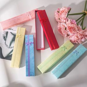 Long cardboard bracelet box