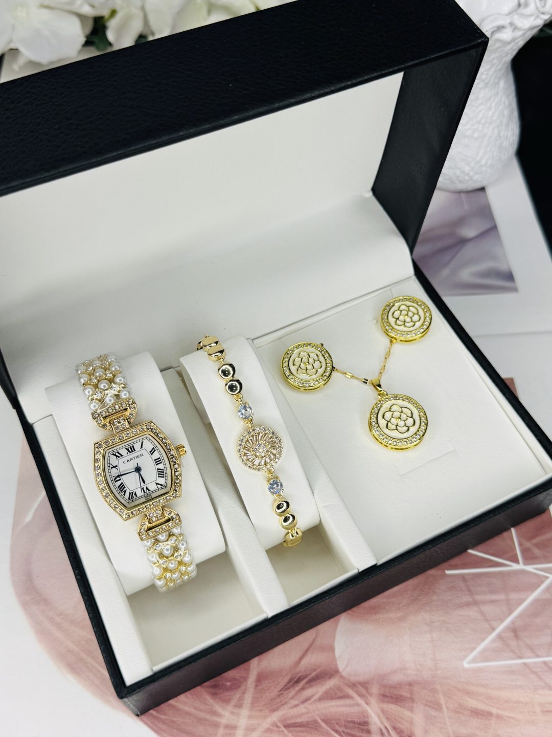 Cartier gold combo set boxed 002 - Image 2