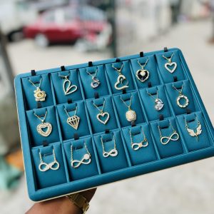 18 Green Suede Display Board
