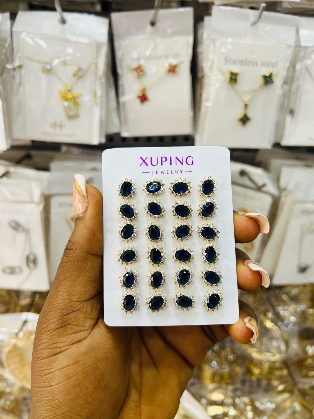 Xuping  gold hoops 012