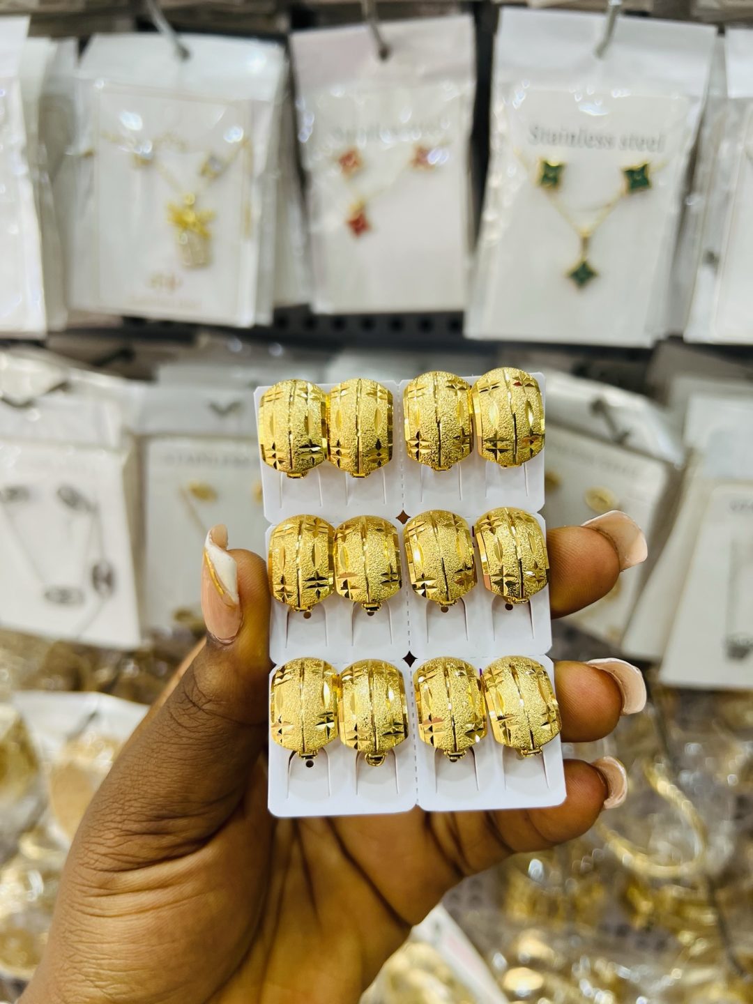 Xuping  gold hoops 010