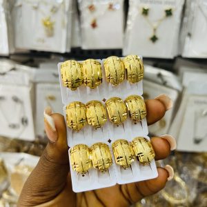 Xuping  gold hoops 010