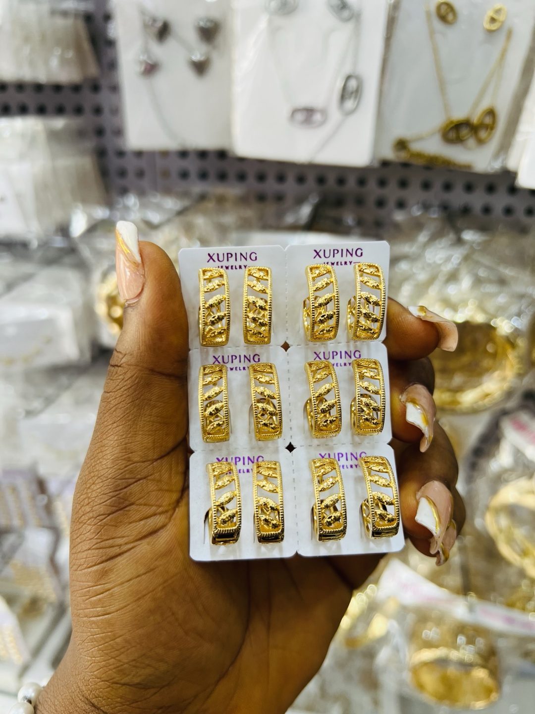 Xuping  gold hoops 007
