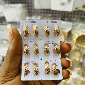 Xuping  gold hoops 006