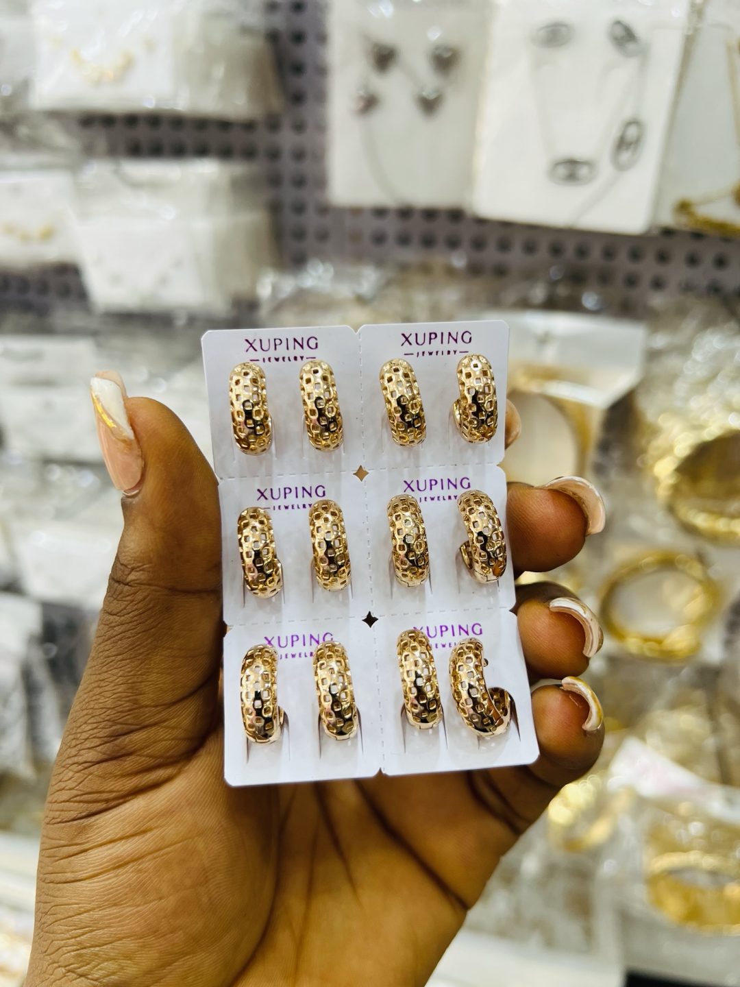 Xuping  gold hoops 006