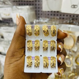 Xuping  gold hoops 005