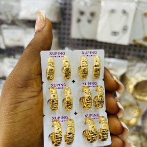 Xuping  gold hoops 004