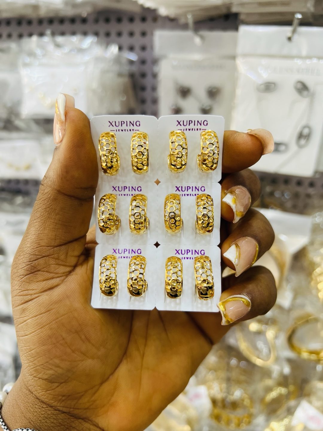 Xuping  gold hoops 003