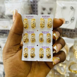 Xuping  gold hoops 003