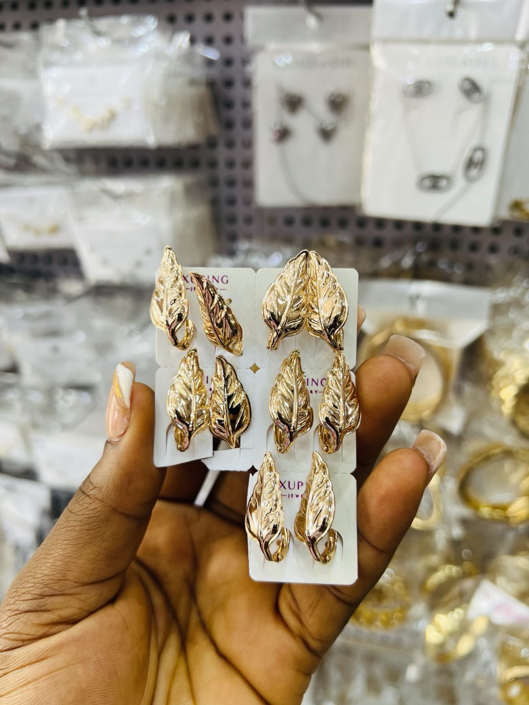Xuping rose gold hoops 002