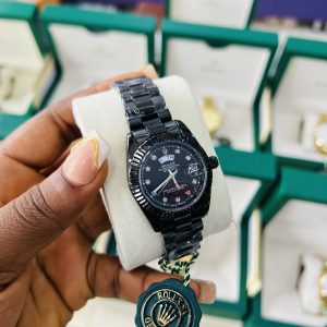 Original Female Rolex (D/T) black black face
