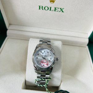 Original Female Rolex (D/T) Silver white face