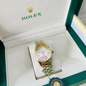 Original Female Rolex (D/T) Gold white face