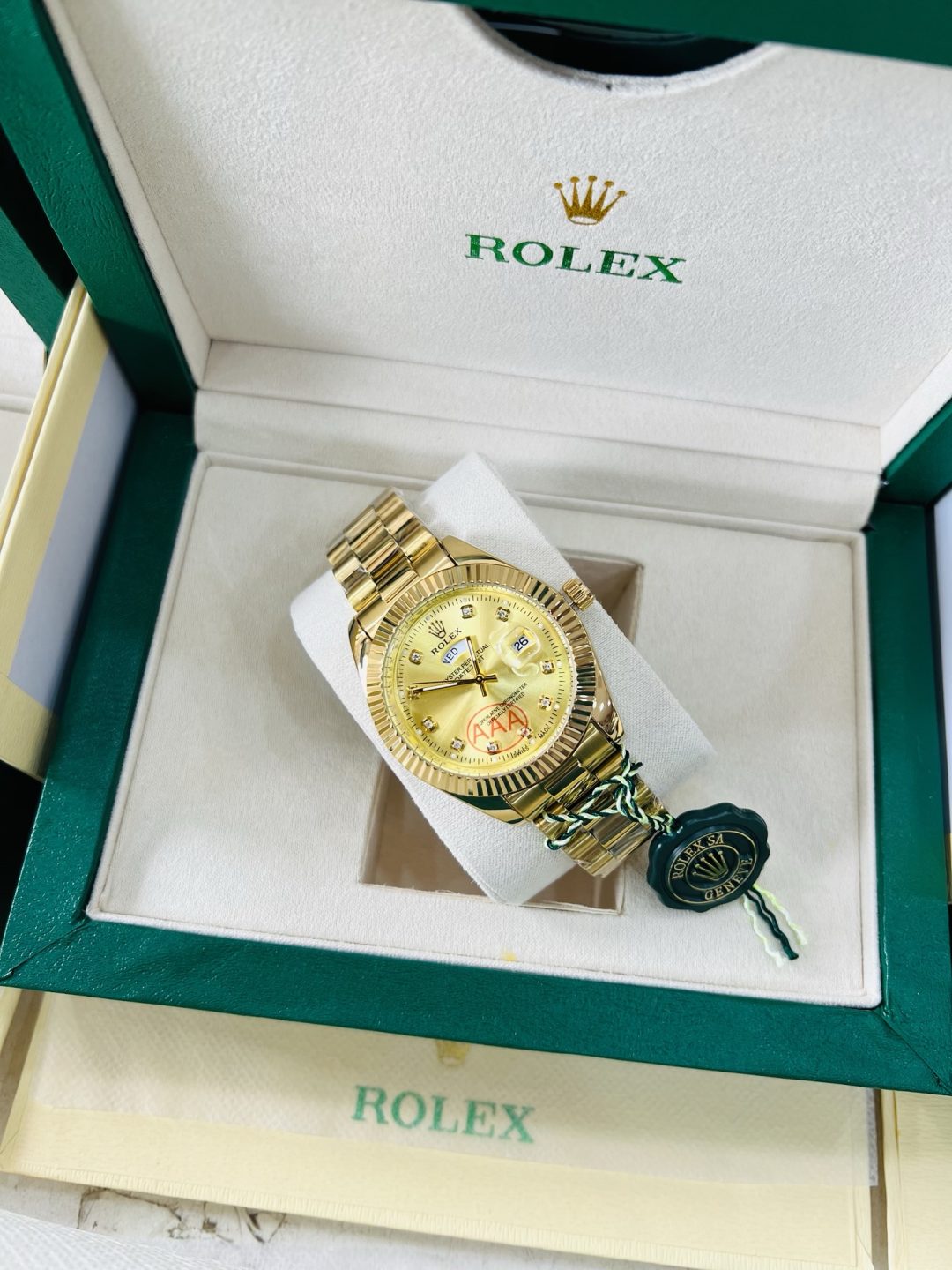 Original Male Rolex (D/T) Gold gold face - Image 2