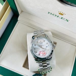 Original Male Rolex (D/T) Silver white face