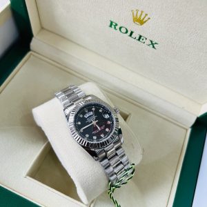 Original Female Rolex (D/T) Silver black face