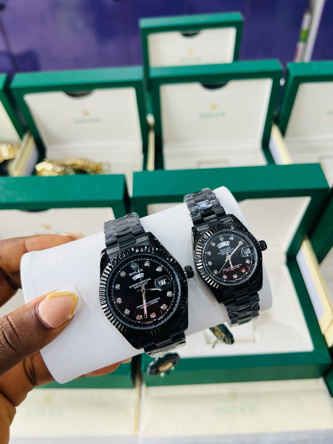 Original Couples Rolex (D/T) Black black face - Image 3