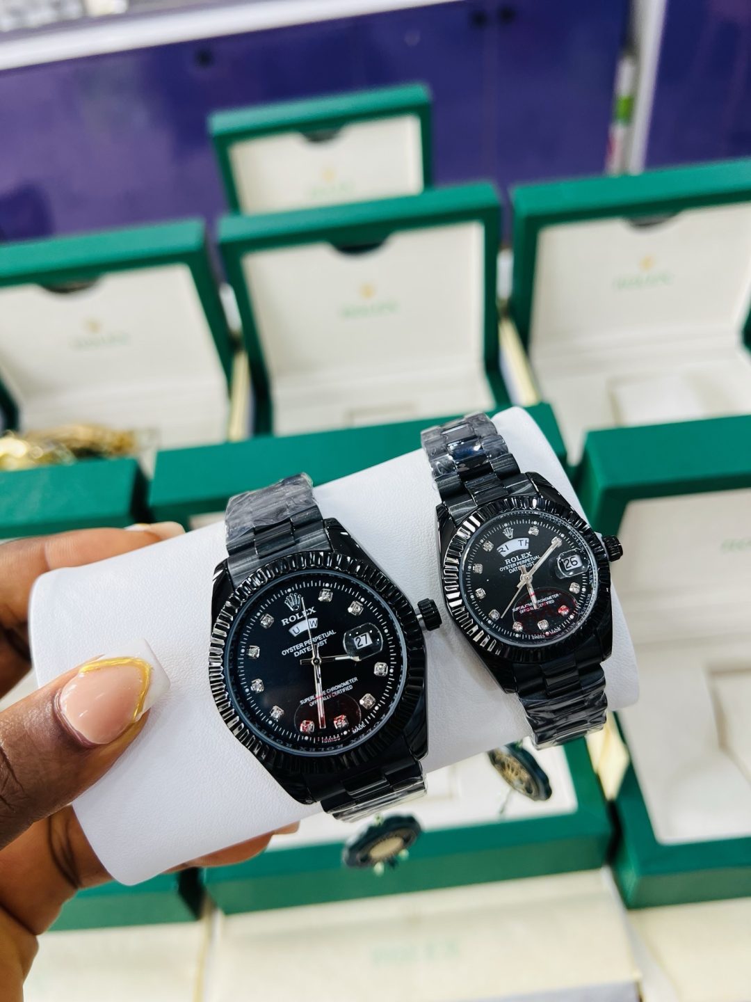 Original Couples Rolex (D/T) Black black face - Image 2