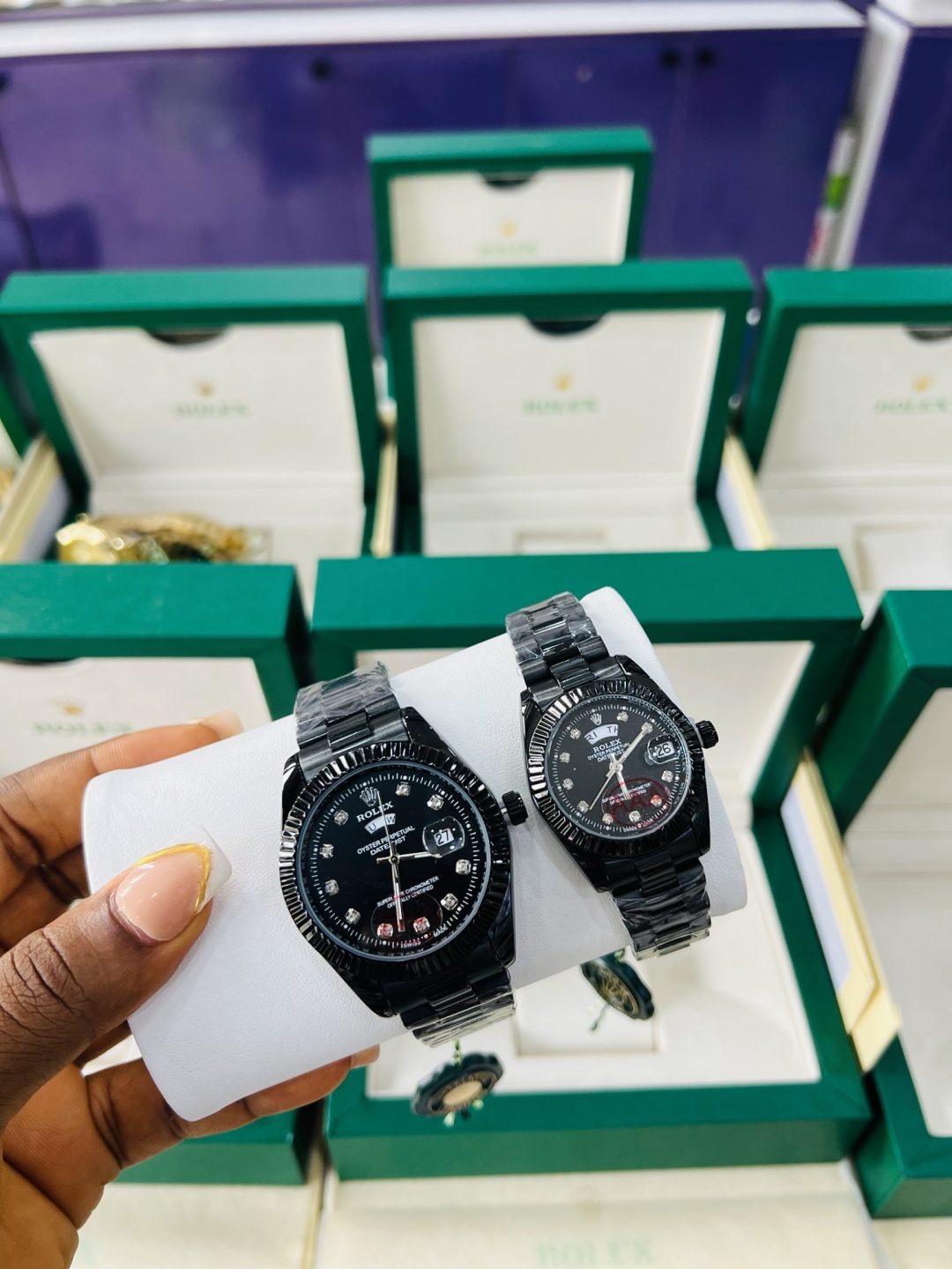 Original Couples Rolex (D/T) Black black face
