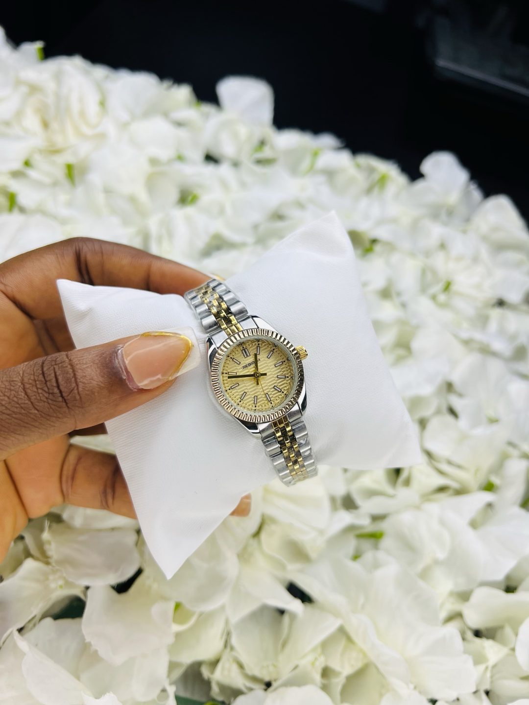 Rebirth female two toned watch