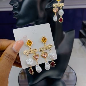 Vintage gemstone earrings