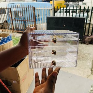 Transparent jewelry organizer