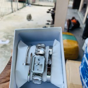Swarovski watch and bracelet combo box