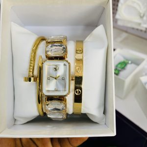 Swarovski watch and bracelet combo box