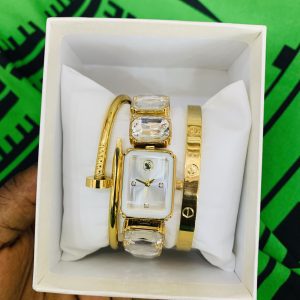 Swarovski watch and bracelet combo box