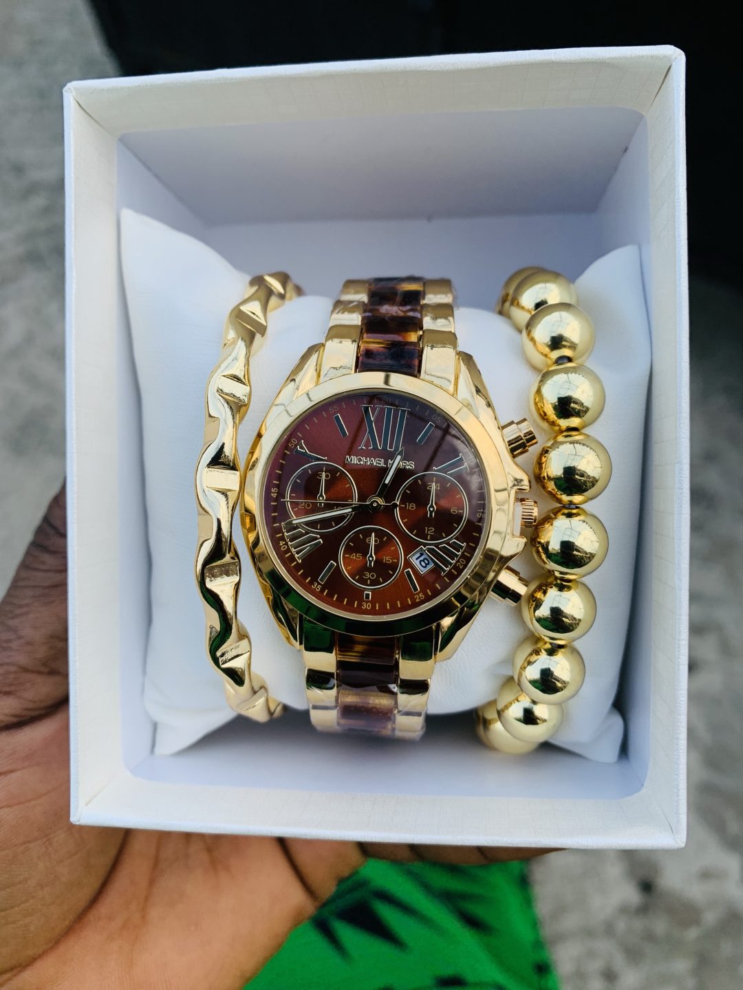 Micheal kors gold box 03 - Image 5